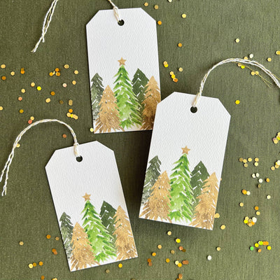 Holiday Gift Tags, Set of 8